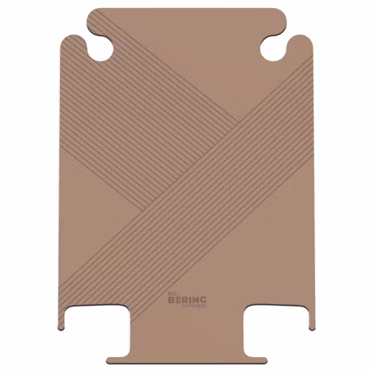 CaseSwap™ - Minimal - Sich kreuzende Linien auf warmem Braun — 1