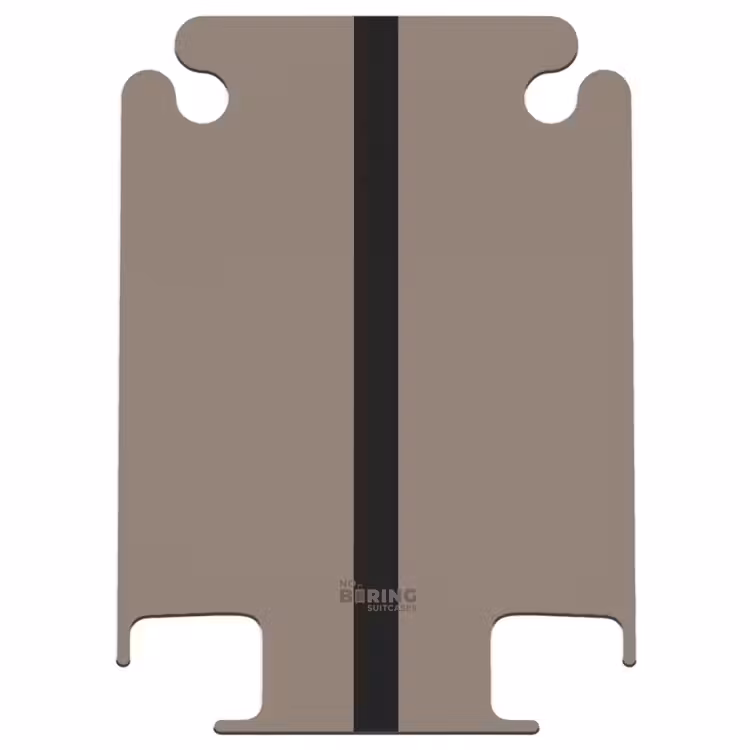 CaseSwap™ - Minimal - Taupe mit schwarzem Streifen — 1