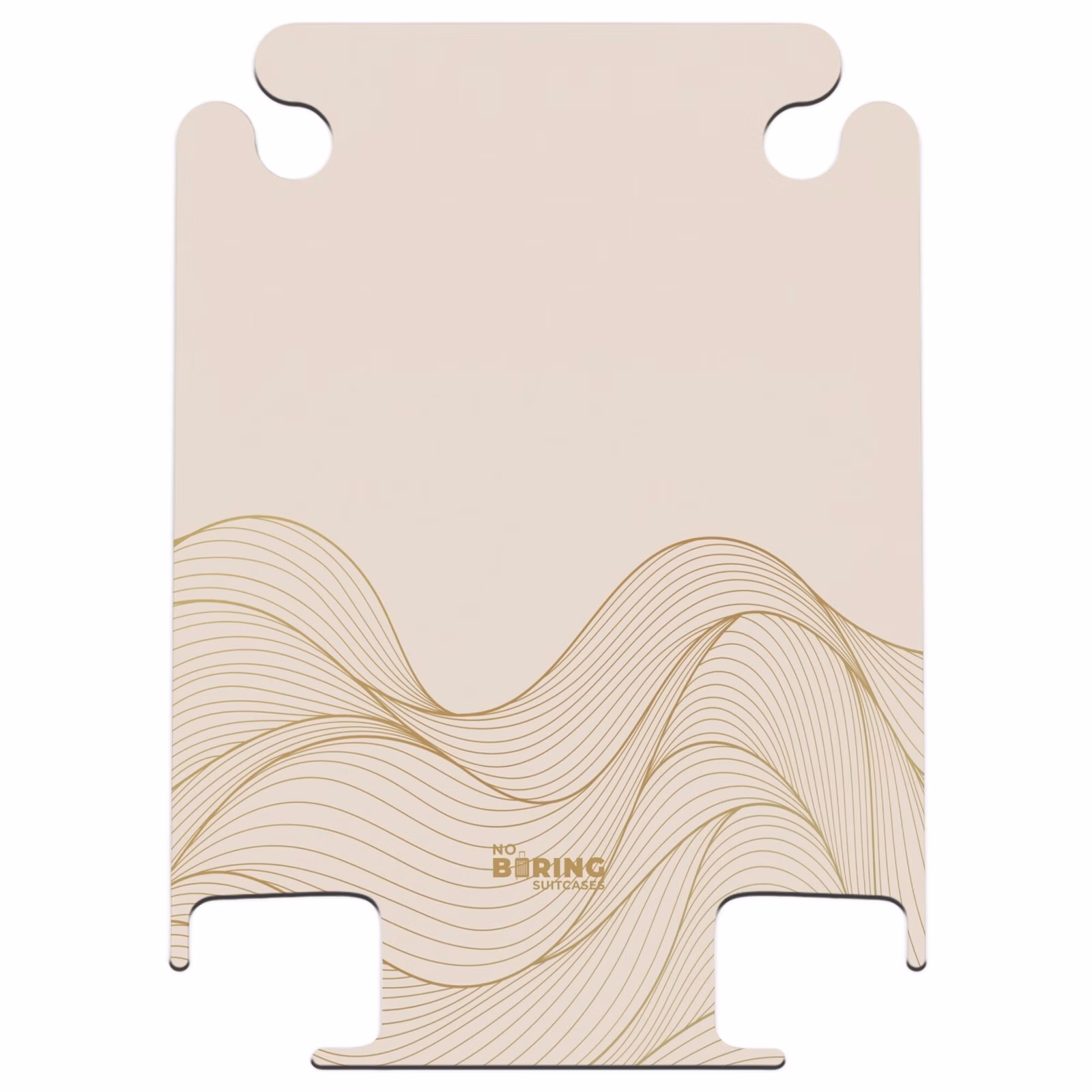 CaseSwap™ - Minimal - Beige mit goldenen Wellen — 1