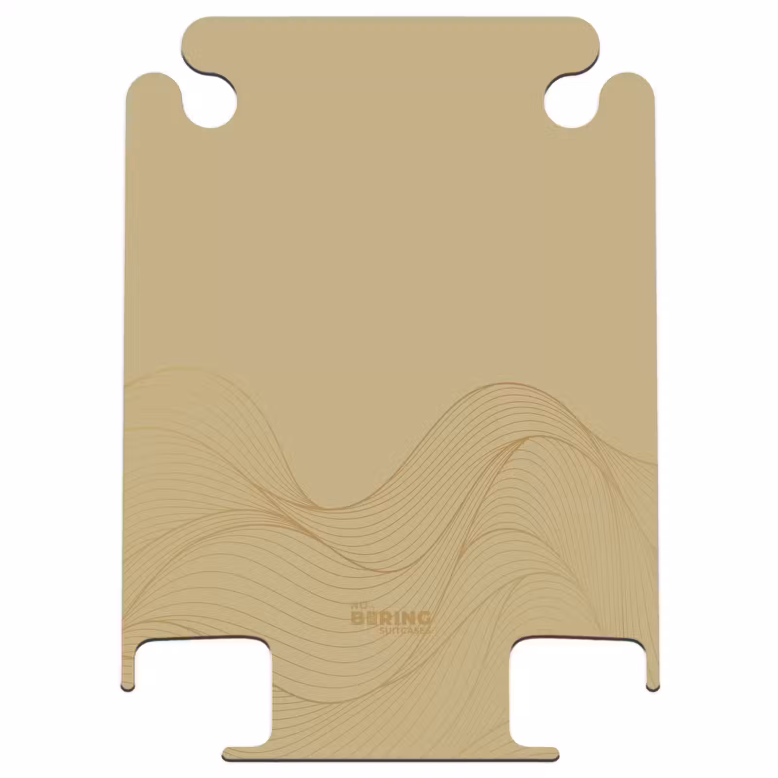 CaseSwap™ - Minimal - Goldbraun mit goldenen Wellen — 1