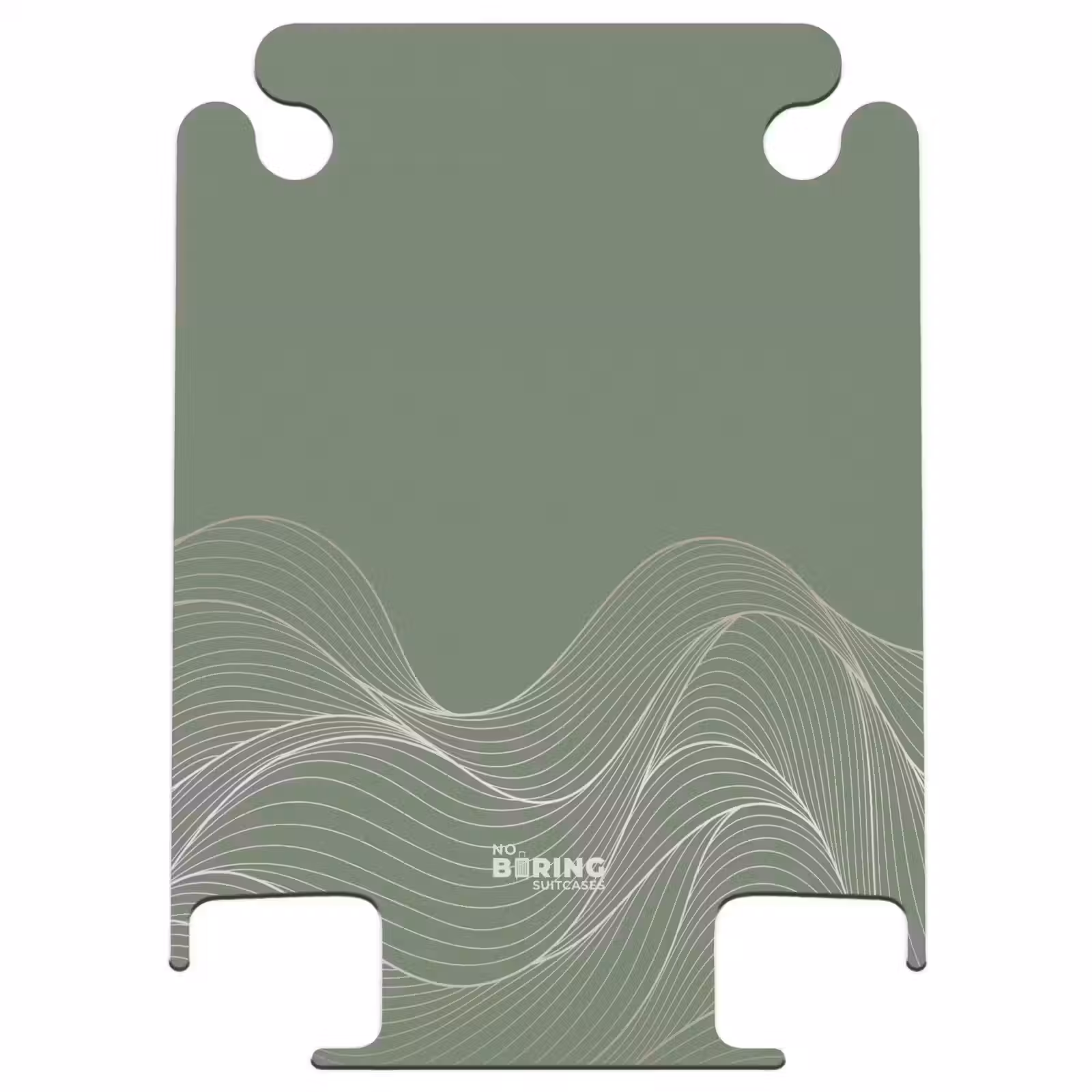 CaseSwap™ - Minimal - Grau-Grün mit Wellen — 1