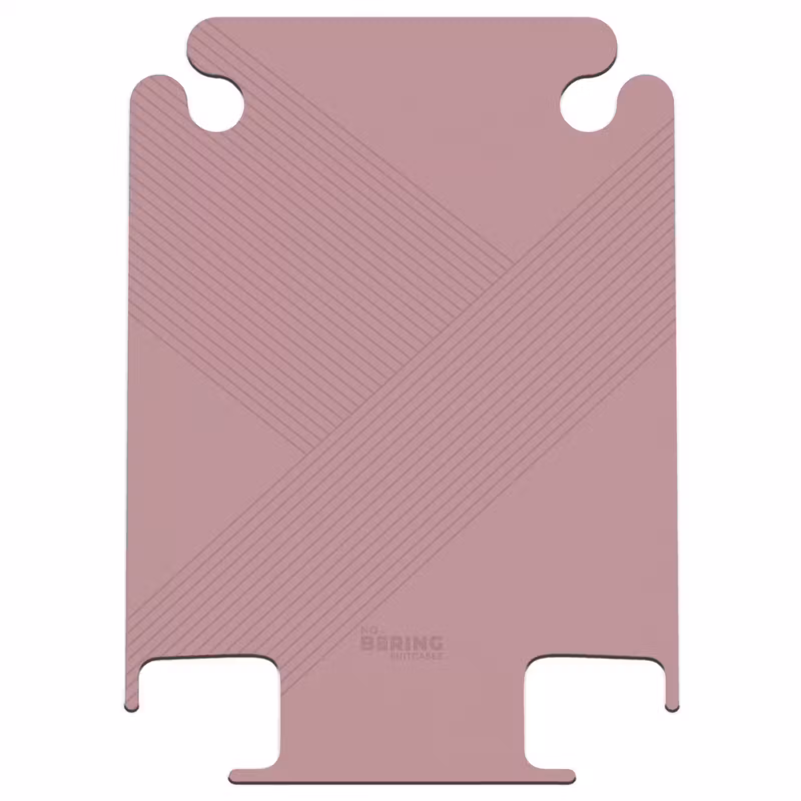 CaseSwap™ - Minimal - sich kreuzende Linien auf Puderrosa — 1