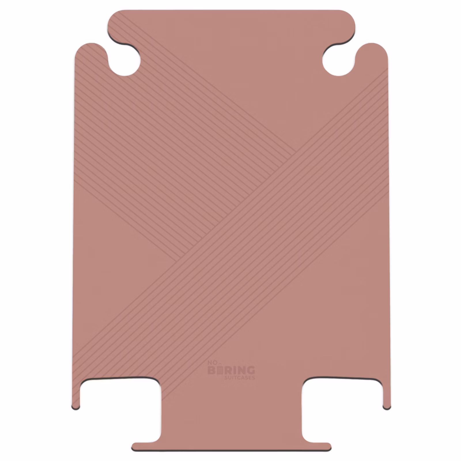 CaseSwap™ - Minimal - Sich kreuzende Linien auf Terrakotta rosa — 1