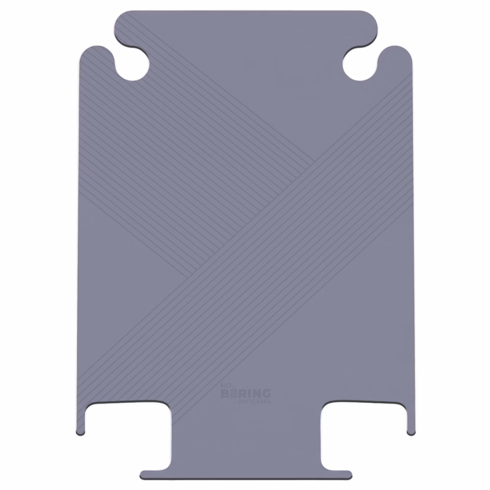 CaseSwap™ - Minimal - Sich überschneidende Linien auf Schiefergrau — 1