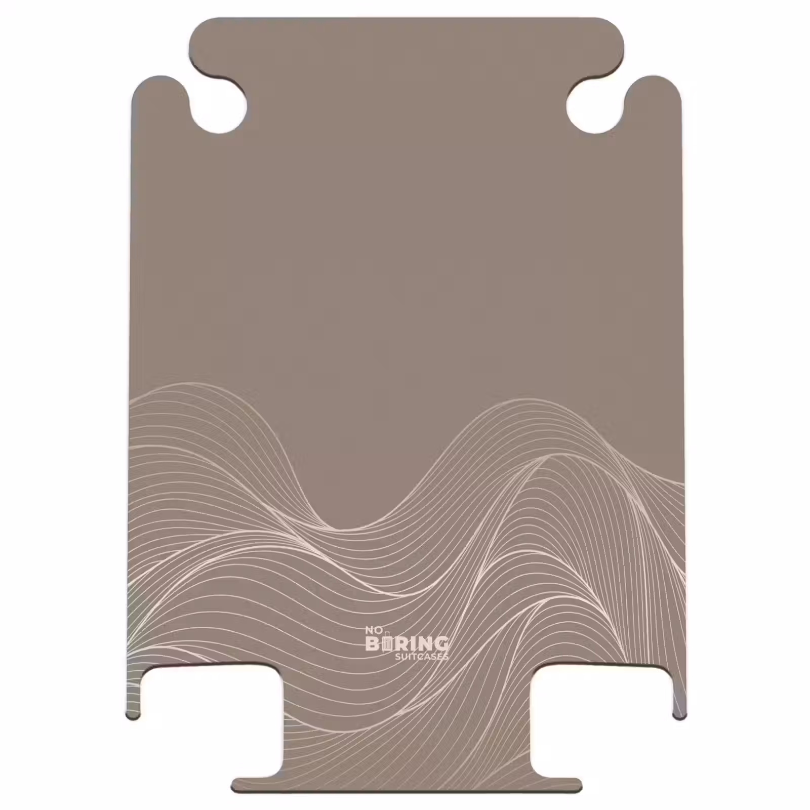 CaseSwap™ - Minimal - Taupe mit Wellen — 1