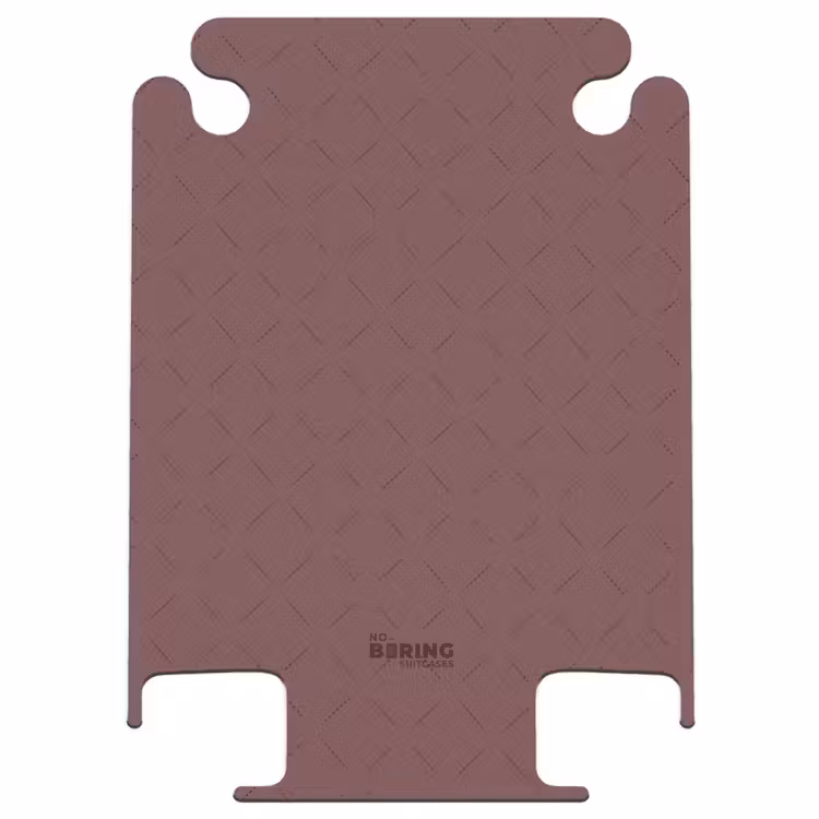 CaseSwap™ - Minimal - Dezent gemustert Kastanienbraun — 1