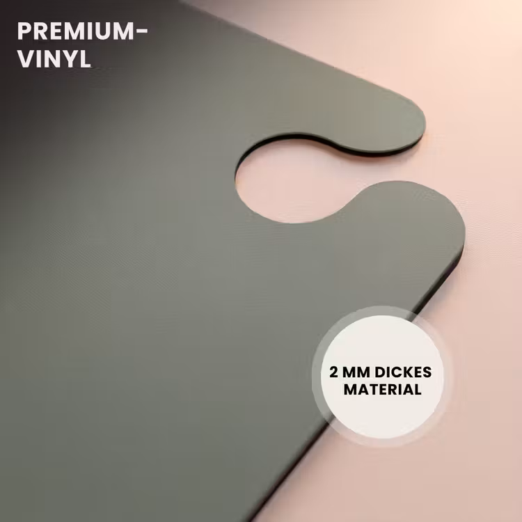 CaseSwap - Minimal - Grau-Grün mit goldenen Wellen — 6