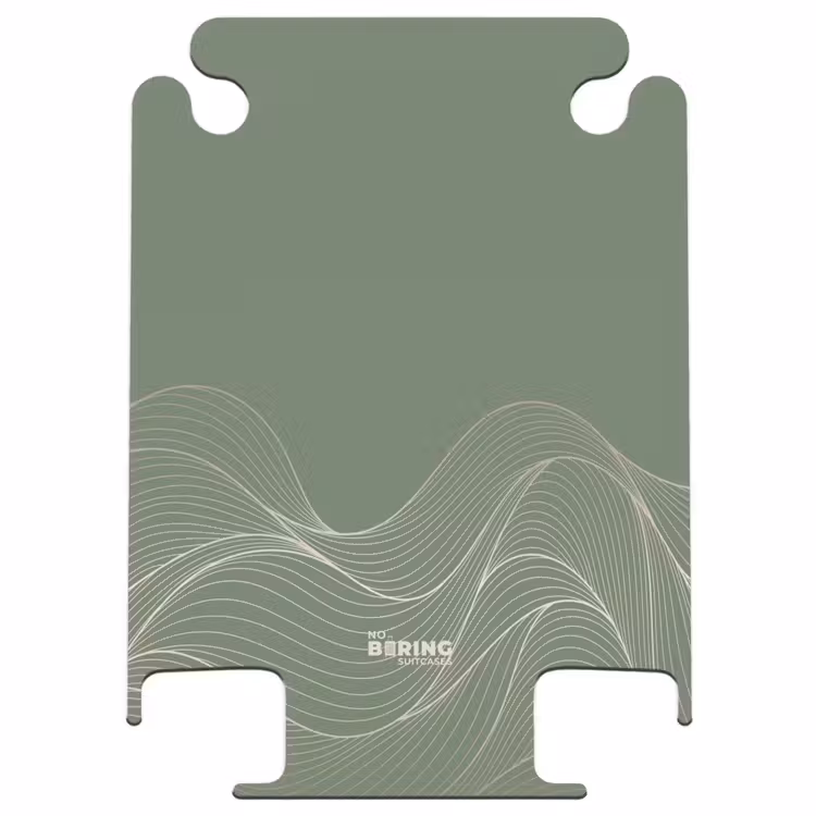 CaseSwap™ - Minimal - Grau-Grün mit Wellen — 1