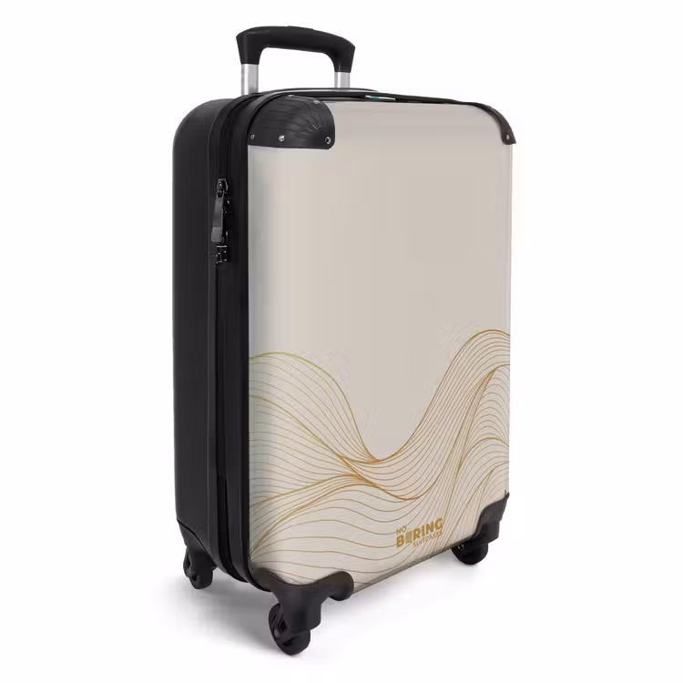 CaseSwap - Minimal - Hellbeige mit goldenen Streifen — 2