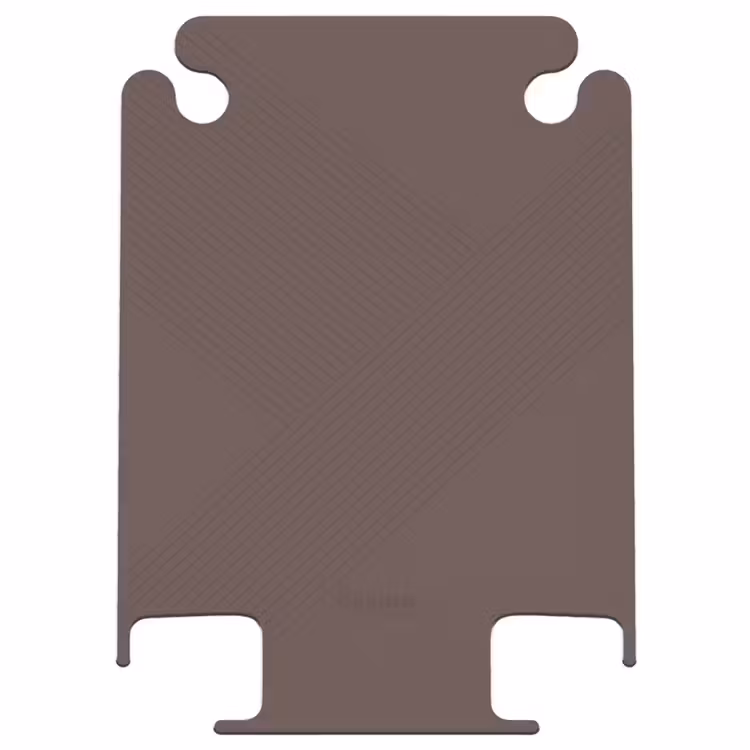 CaseSwap - Minimal - Sich kreuzende Linien auf schokoladenbraun — 1