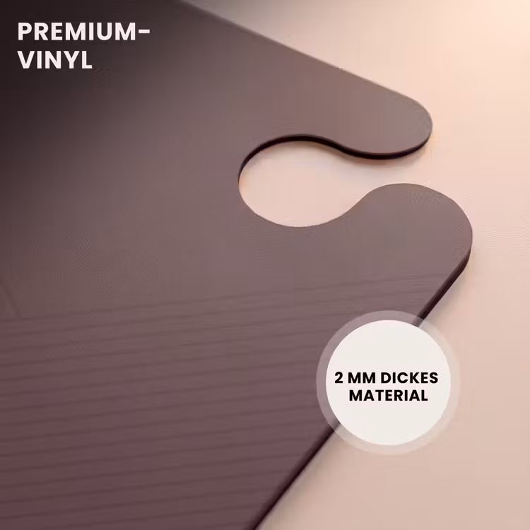 CaseSwap - Minimal - Sich kreuzende Linien auf schokoladenbraun — 6