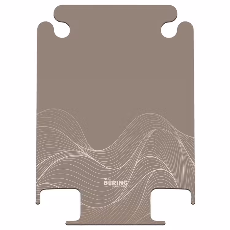 CaseSwap™ - Minimal - Taupe mit Wellen — 1