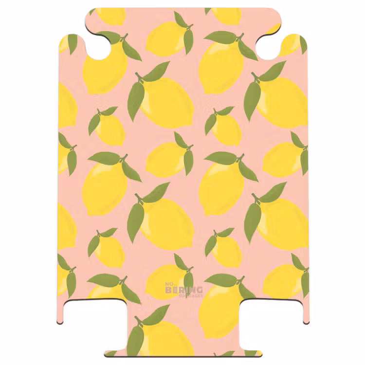 CaseSwap™ - Pastell - Zitronen auf lachsrosa Hintergrund — 1