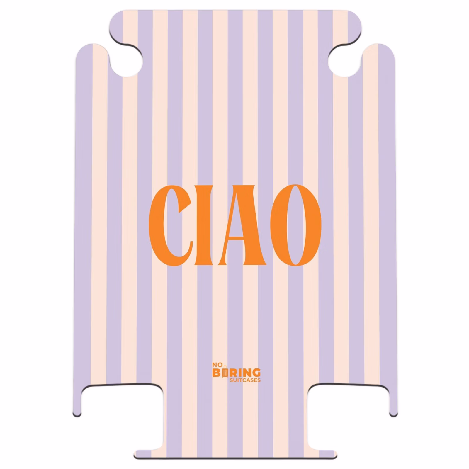 CaseSwap™ - Zitate - Ciao pastell lila und lachsfarben — 1