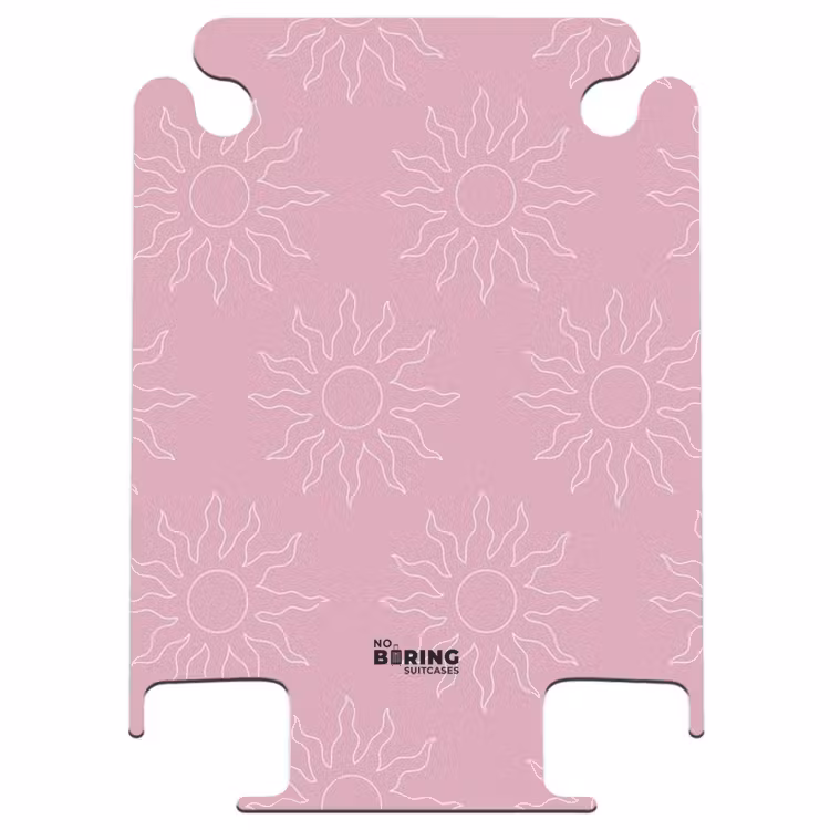 CaseSwap™ - Muster - Sunburst-Muster auf aprikosenrosa Hintergrund — 1