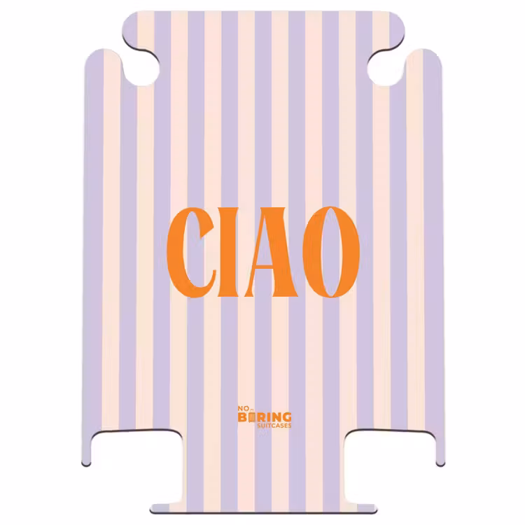 CaseSwap™ - Zitate - Ciao pastell lila und lachsfarben — 1