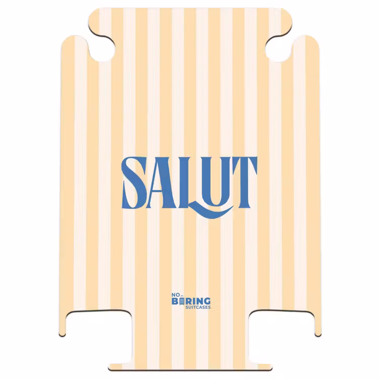 CaseSwap™ - Zitate - Salut hell bernsteinfarben und cremeweiß — 1