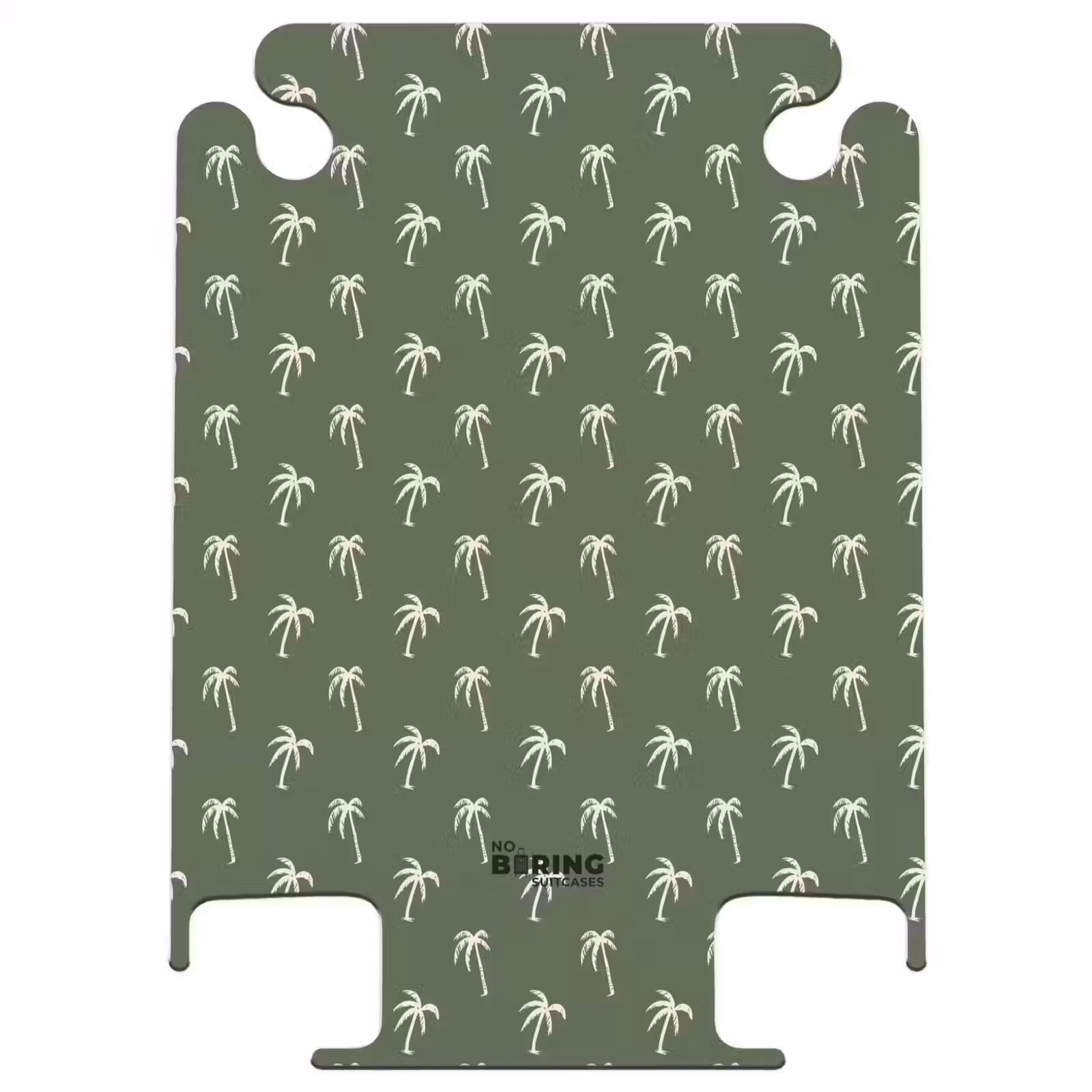CaseSwap™ - Muster - Kleine Palmen auf dunklem Olivgrün — 1