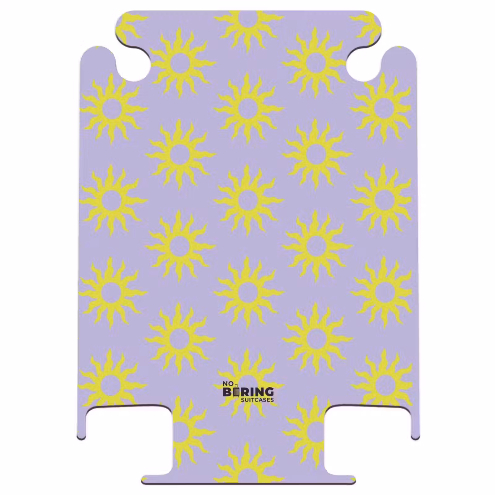 CaseSwap™ - Muster - Sunburst-Muster auf lavendelfarbenem Hintergrund — 1