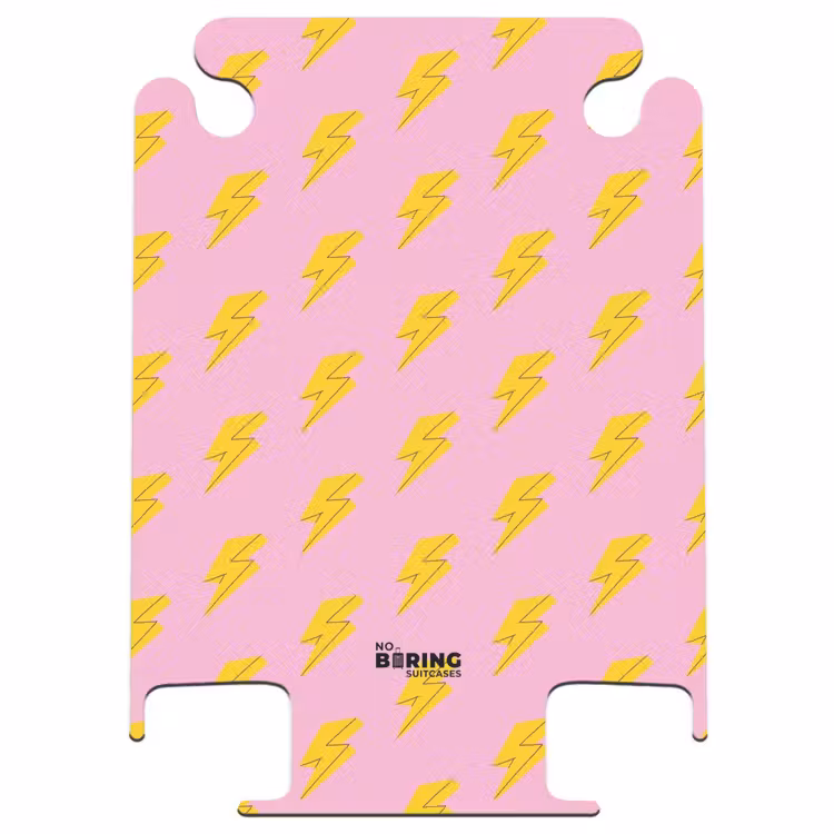 CaseSwap™ - Muster - Gelbe Blitze auf Rosa — 1