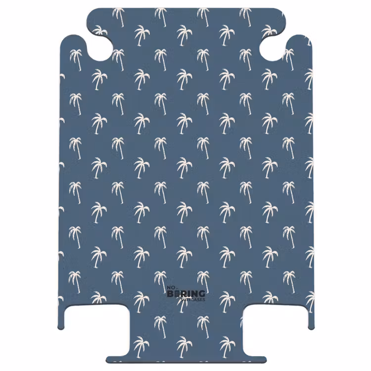 CaseSwap™ - Muster - Kleine Palmen auf blau-grau — 1