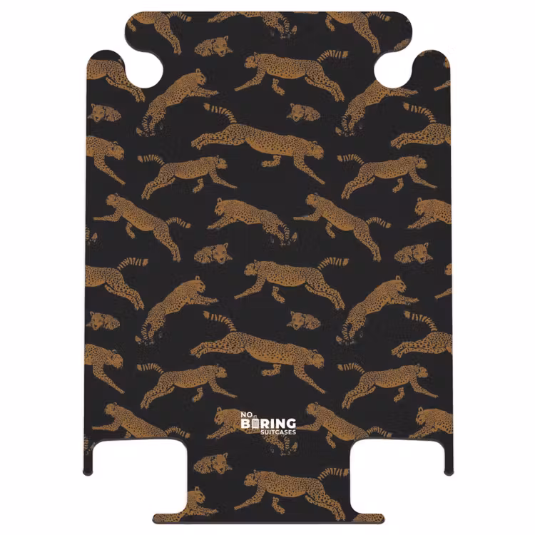 CaseSwap™ - Muster - Leopardenmuster auf Schwarz — 1
