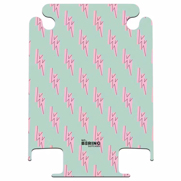 CaseSwap™ - Muster - Rosa Blitze auf mintgrün — 1