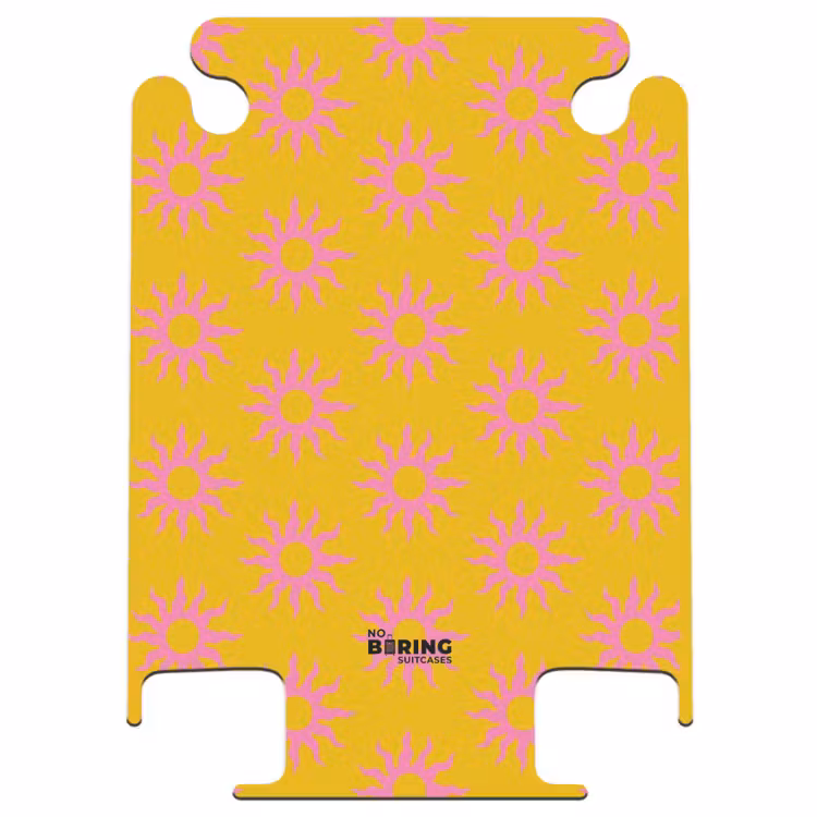CaseSwap™ - Muster - Sunburst-Muster auf goldgelbem Hintergrund — 1