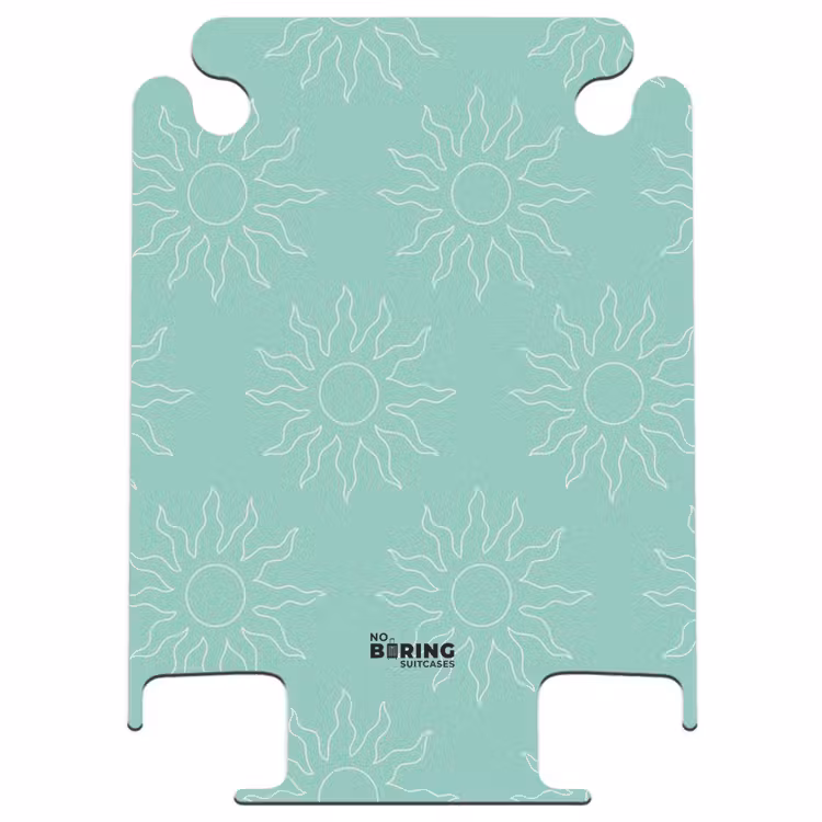 CaseSwap™ - Muster - Sunburst-Muster auf mintgrünem Hintergrund — 1