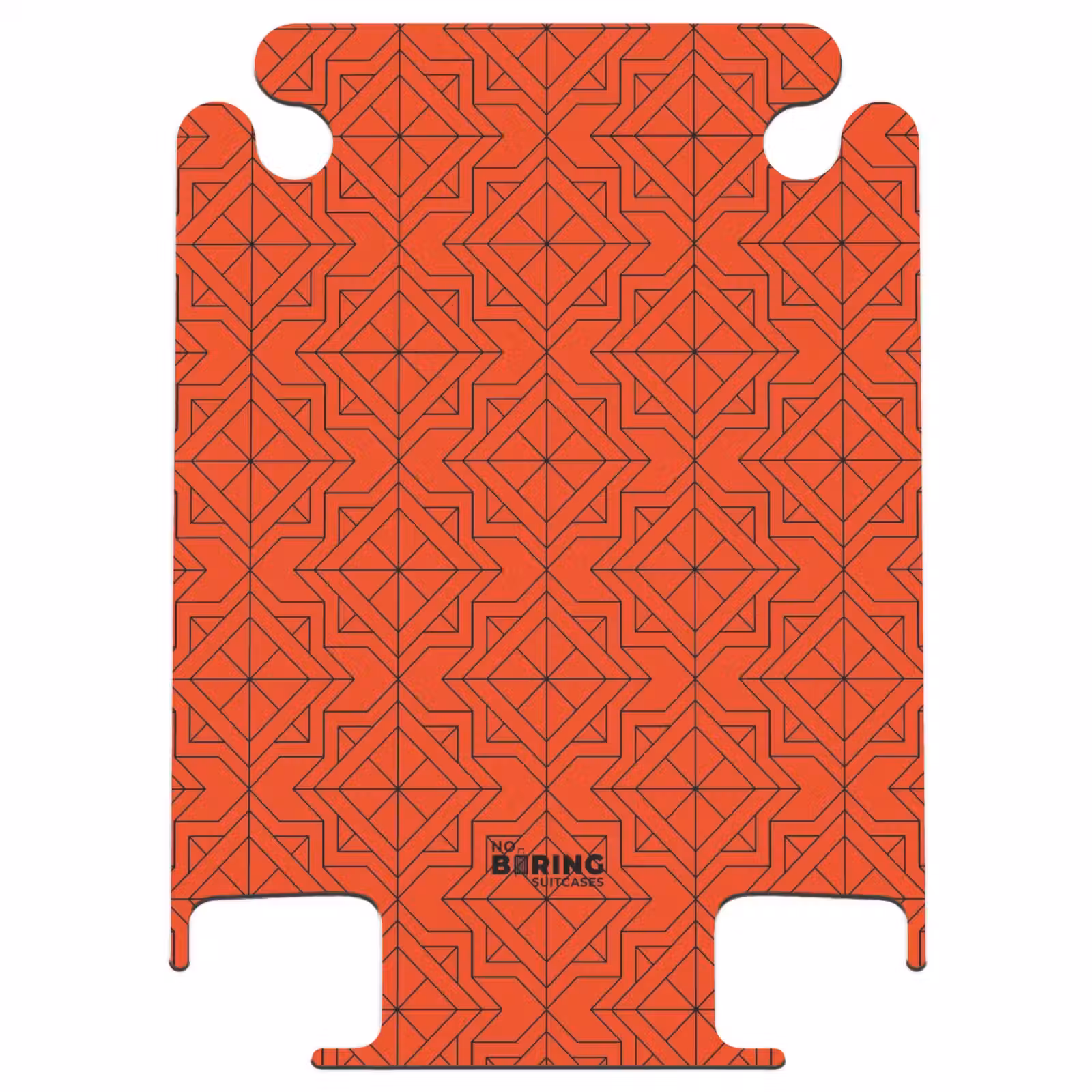 CaseSwap™ - Muster - Geometrisches Muster auf Orange — 1