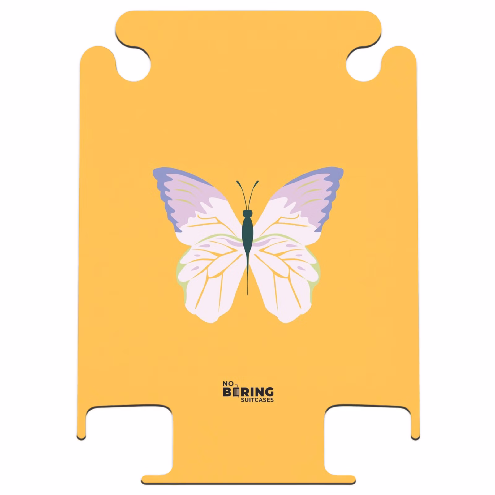 CaseSwap™ - Sommererinnerungen - Schmetterling auf gelbem Hintergrund — 1