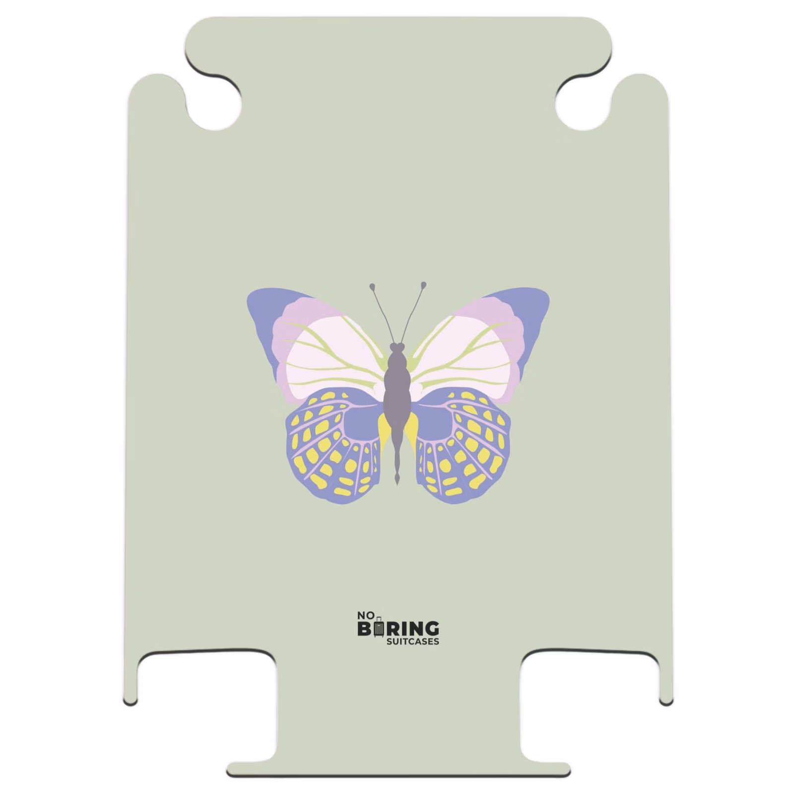 CaseSwap™ - Sommererinnerungen - Schmetterling mit salbeigrünen Farben — 1