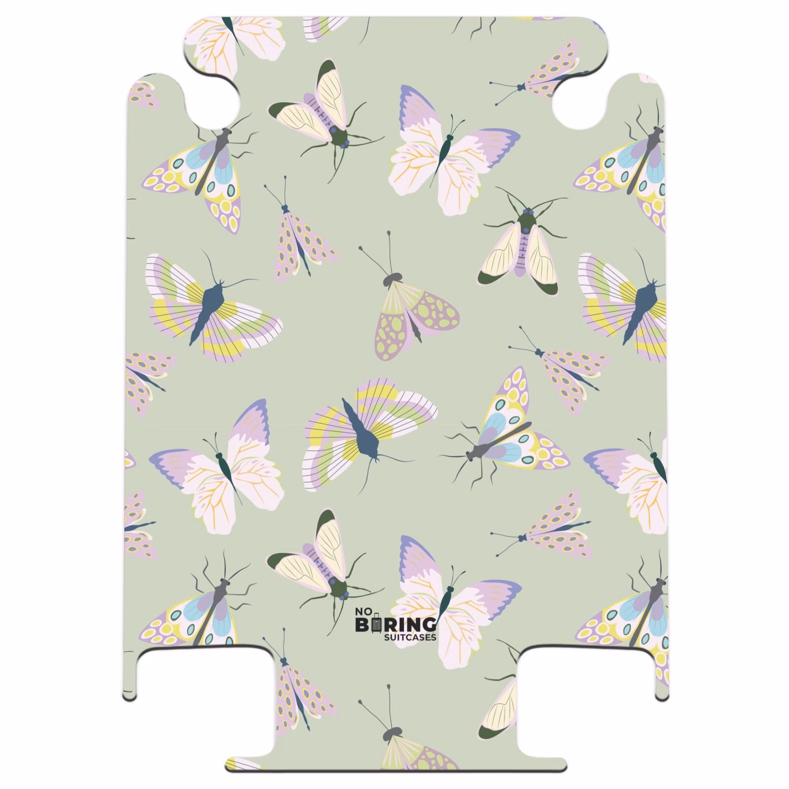 CaseSwap™ - Sommererinnerungen - Schmetterlinge und Motten auf salbeigrünem Hintergrund — 1