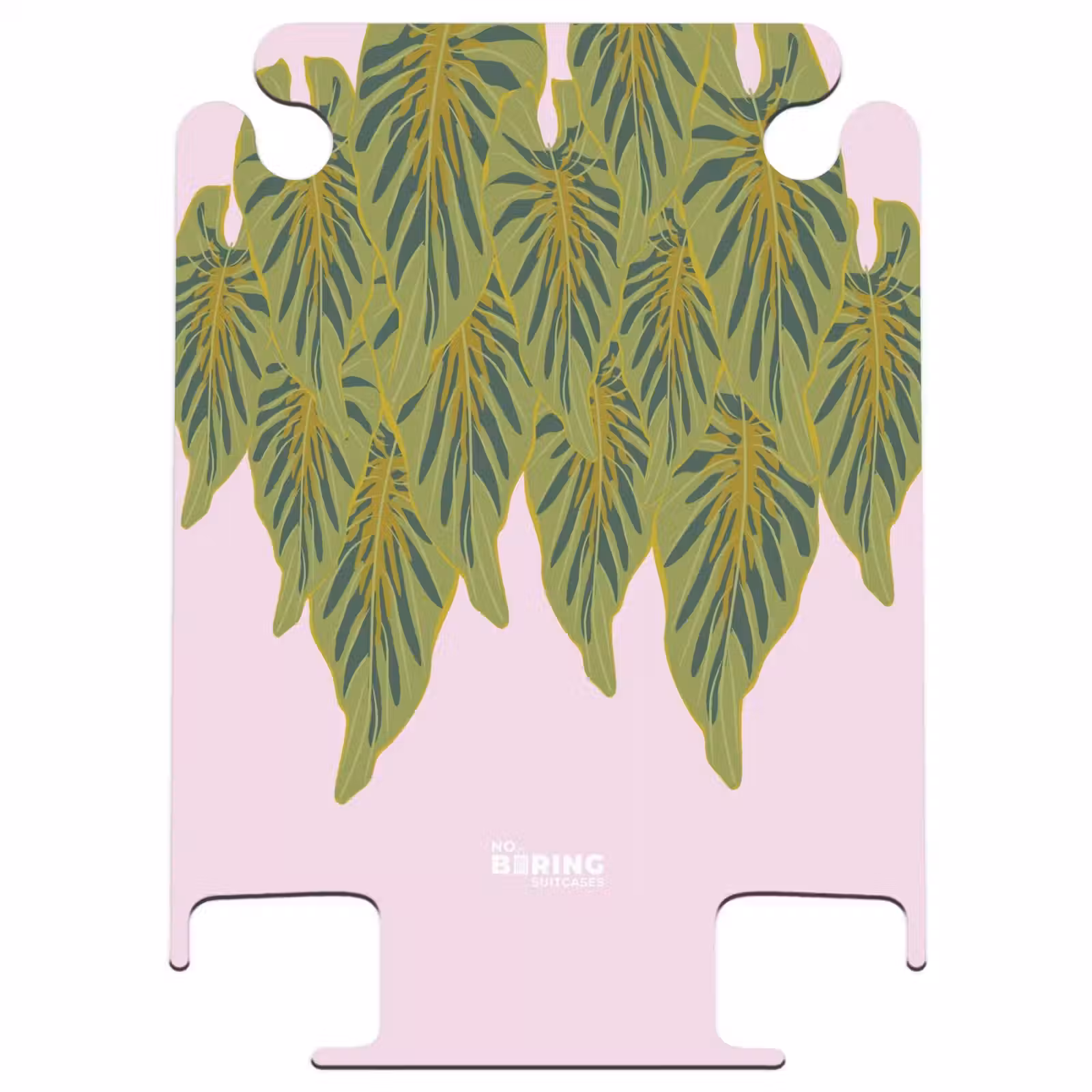 CaseSwap™ - Sommererinnerungen - Tropische Blätter auf rosa Hintergrund — 1