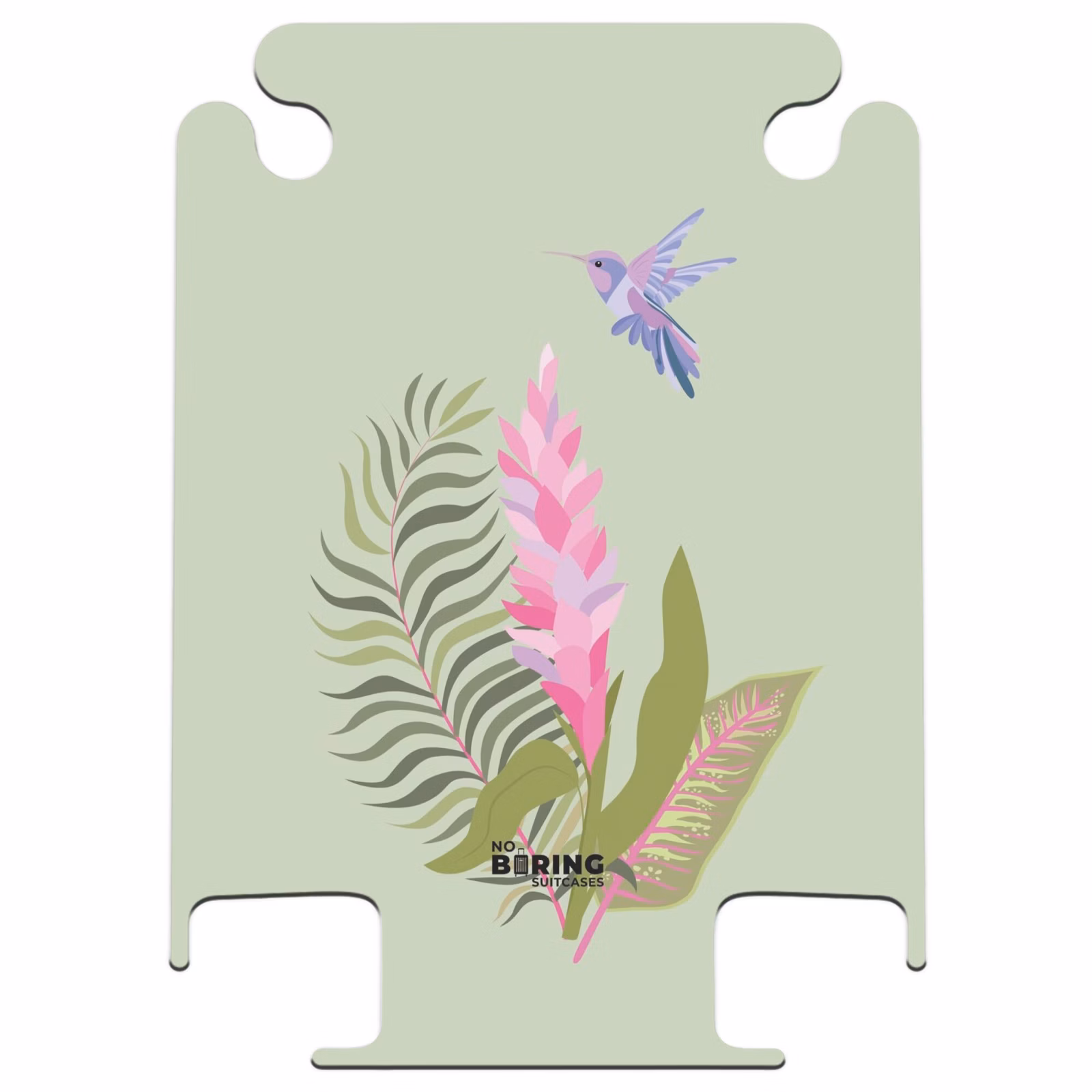 CaseSwap™ - Sommerliche Erinnerungen - Kolibri in der Nähe tropischer Blumen — 1