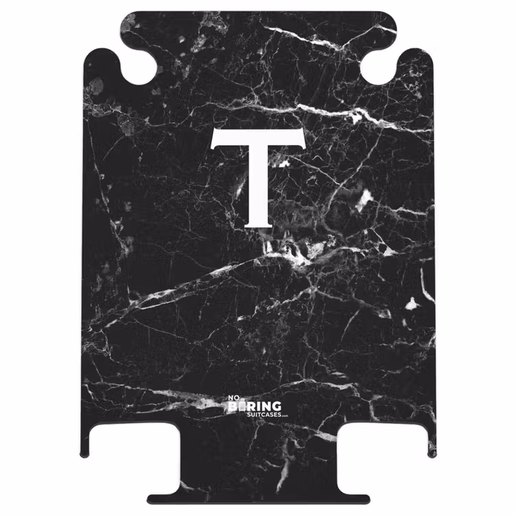 CaseSwap™ - Buchstabe T - Marmoroptik - Schwarz — 1