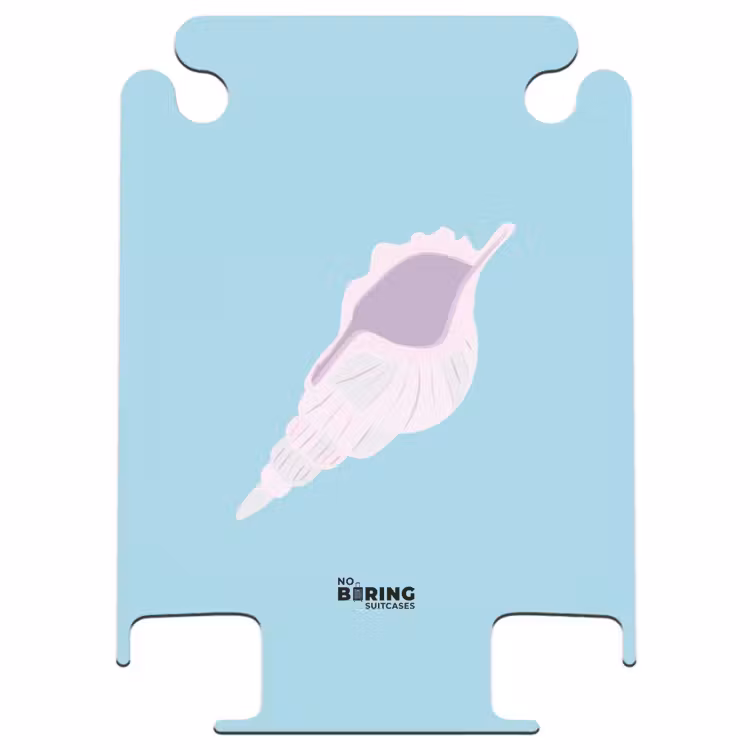 CaseSwap™ - Erinnerungen an den Sommer - Muschelkunst auf Blau — 1