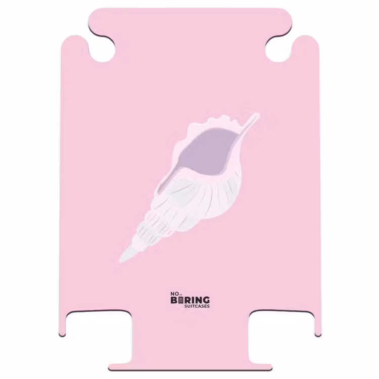 CaseSwap™ - Erinnerungen an den Sommer - Muschelkunst auf Rosa — 1