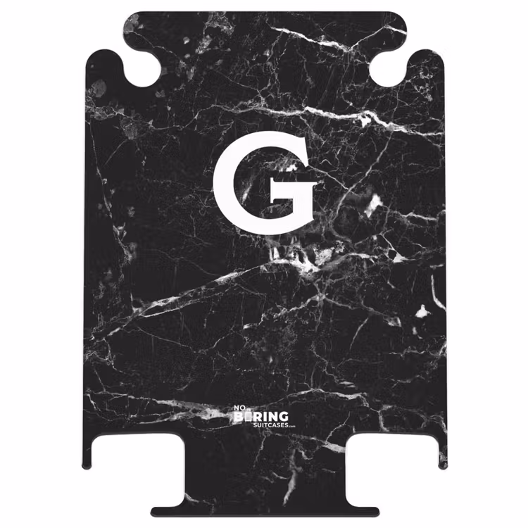 CaseSwap™ - Marmordruck - Schwarz - Buchstabe G — 1
