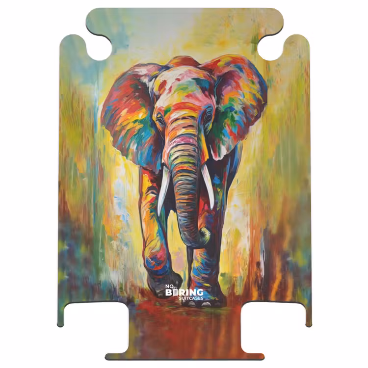 CaseSwap™ - Porträt eines Elefanten als Ölgemälde Kunstwerk — 1