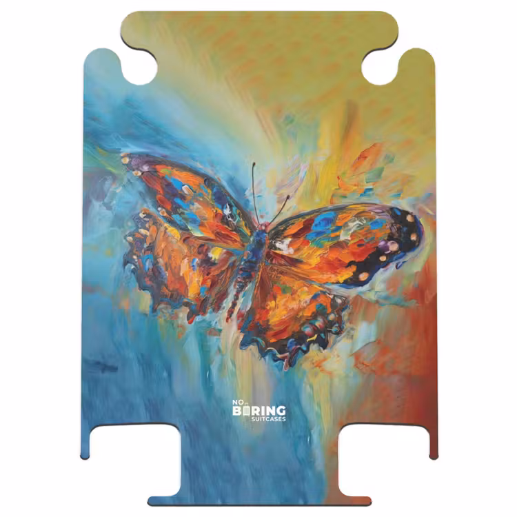 CaseSwap™ - Schmetterling als farbenfrohes Öl-Kunstwerk — 1