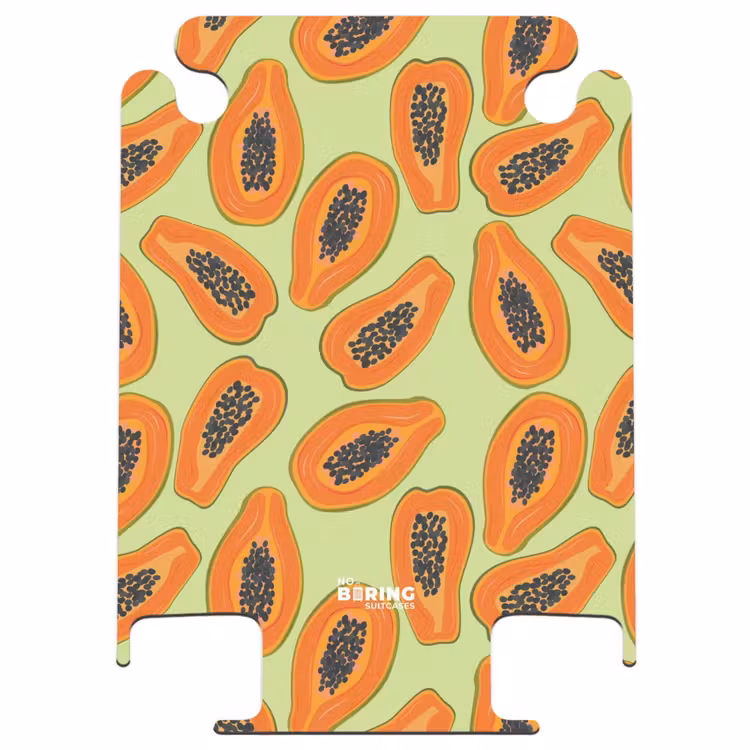 CaseSwap™ - Sommererinnerungen - Papayas auf grünem Hintergrund — 1