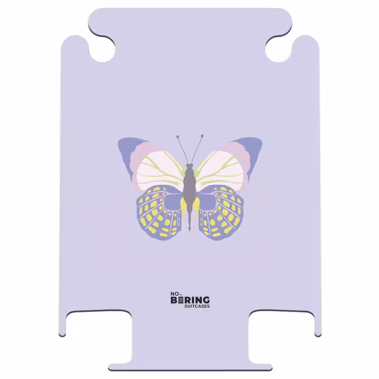 CaseSwap™ - Sommererinnerungen - Schmetterling auf fliederfarbenem Hintergrund — 1