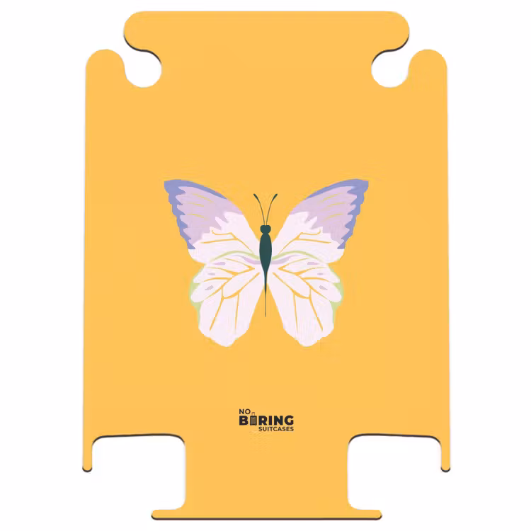 CaseSwap™ - Sommererinnerungen - Schmetterling auf gelbem Hintergrund — 1