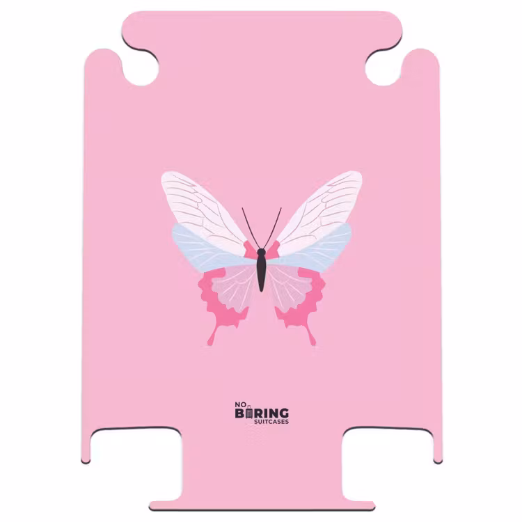 CaseSwap™ - Sommererinnerungen - Schmetterling auf rosa Hintergrund — 1