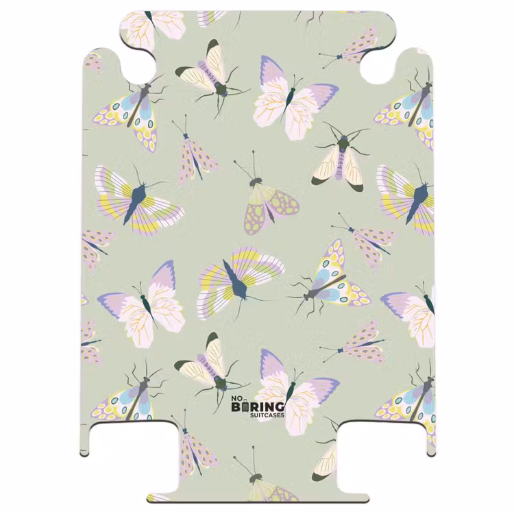 CaseSwap™ - Sommererinnerungen - Schmetterlinge und Motten auf salbeigrünem Hintergrund — 1