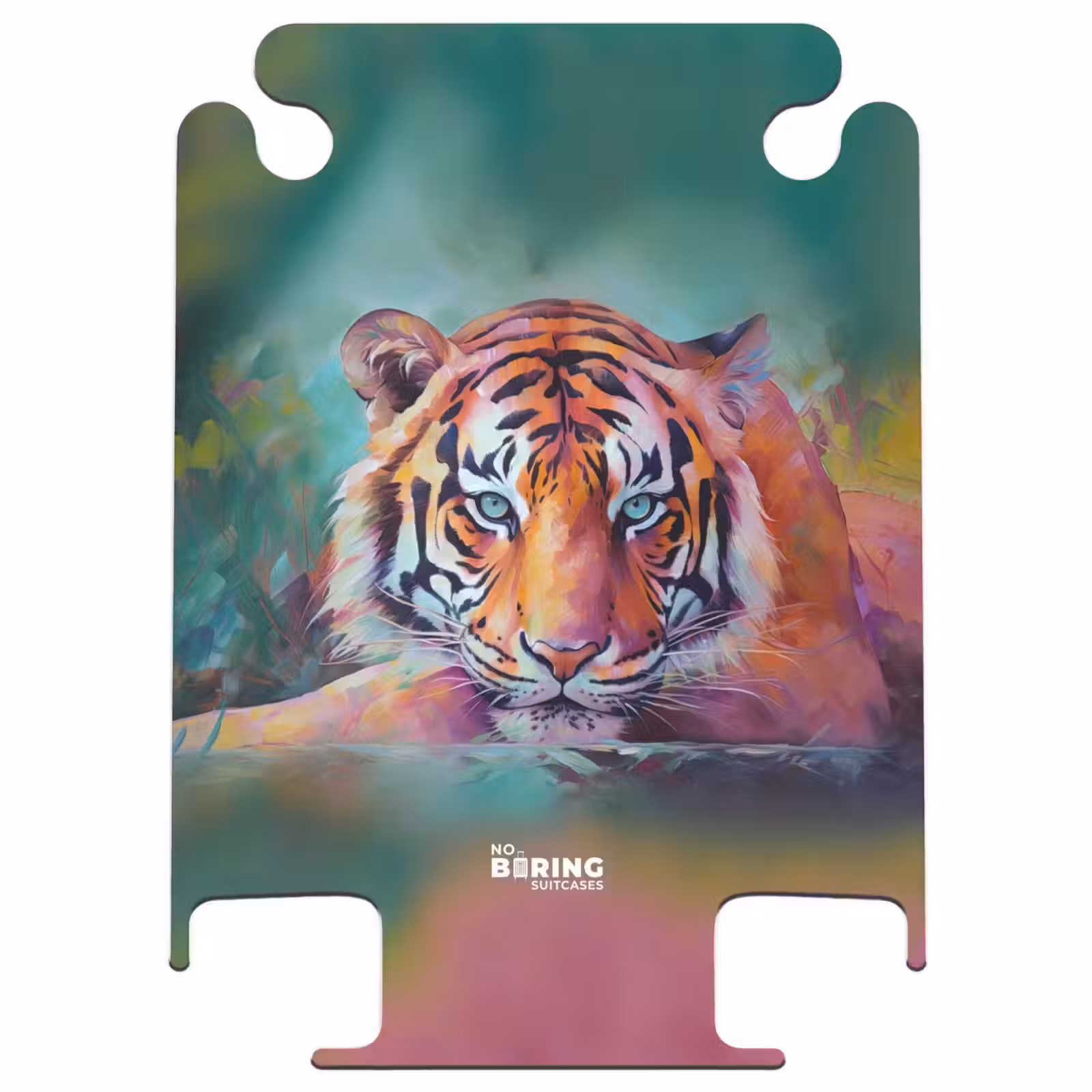 CaseSwap™ - Ölgemälde Kunstwerk eines liegenden Tigers — 1