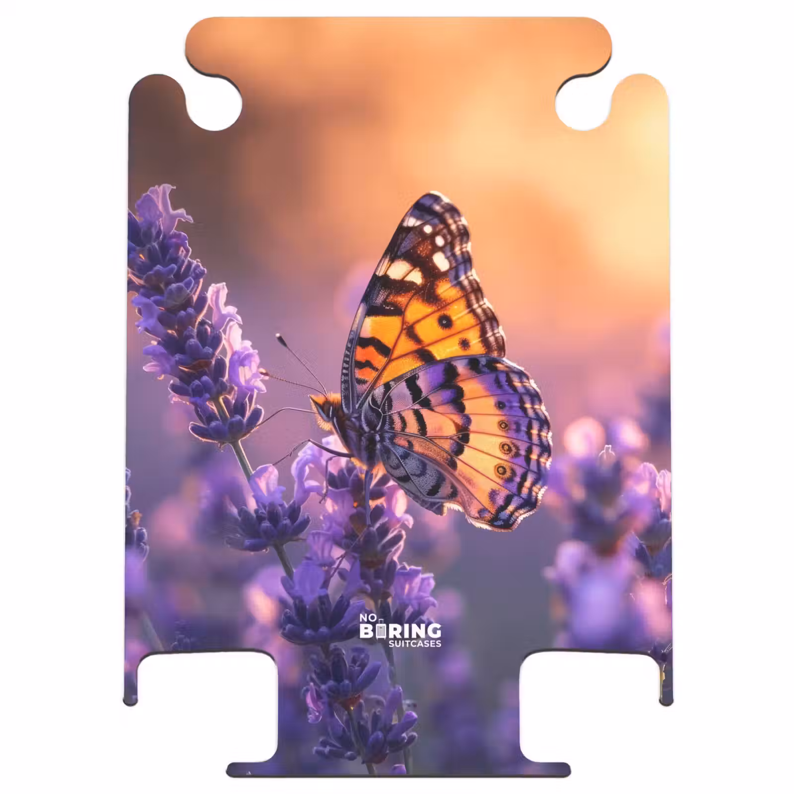 CaseSwap™ - Schmetterling auf lila Lavendel — 1