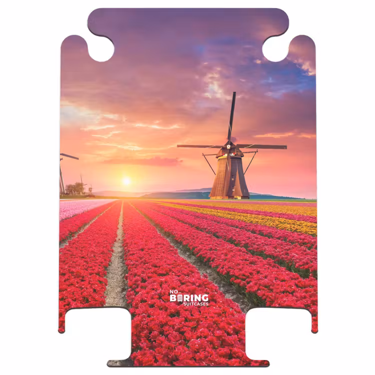CaseSwap - Blumenfeld mit Windmühle — 1
