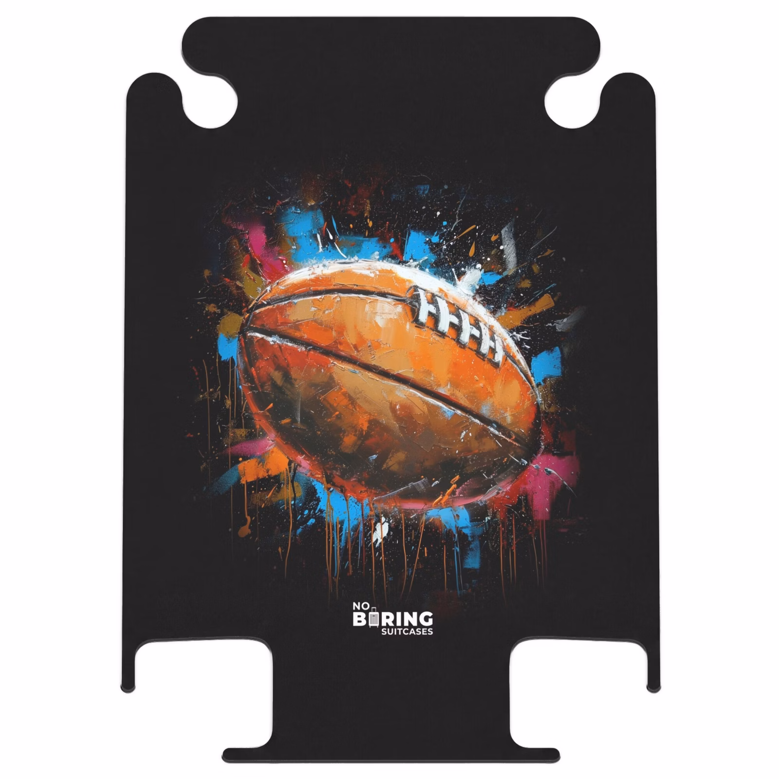 CaseSwap™ - Rugby-Ball umgeben von Graffiti — 1